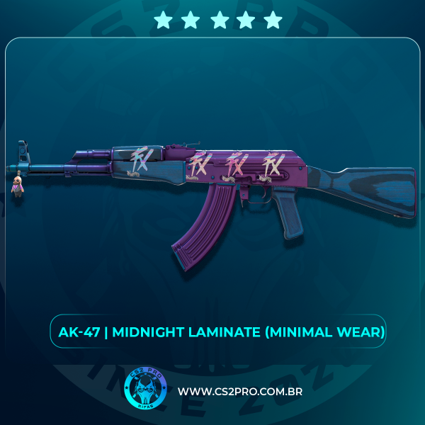 #1106 AK-47 | Midnight Laminate
